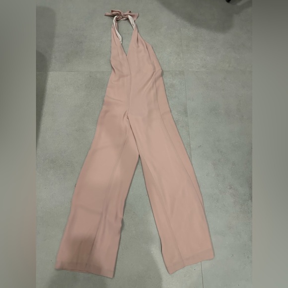 Zara Baby Powder Pink Halter jumpsuit - Picture 2 of 5